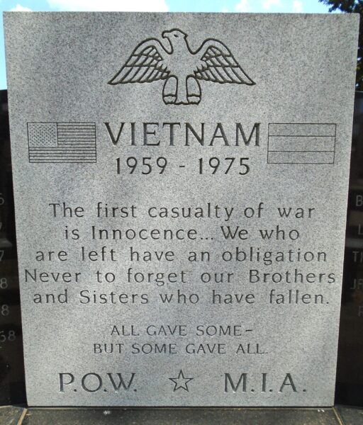 PUNXSUTAWNEY VIETNAM WAR MEMORIAL CENTER STONE