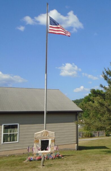 ROCKTON ALL VETERANS MEMORIAL FLAGPOLE