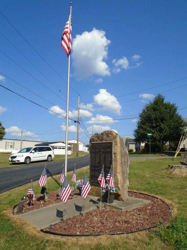 TROUTVILLE HONOR ROLL WAR VETERANS MEMORIAL