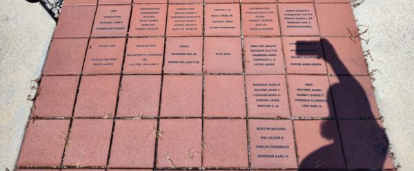 THE SACRIFICES OF A FEW ENSURE THE FREEDOM OF MANY MEMORIAL BRICKS SECTION B