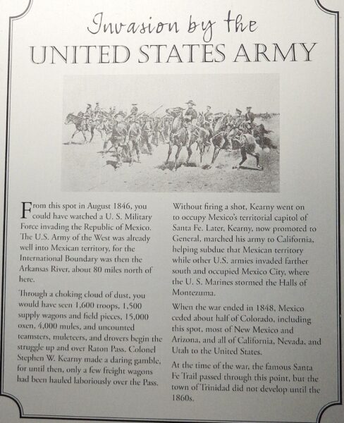 INVASION BY THE UNITED STATES ARMY MEMORIAL PLAQUE