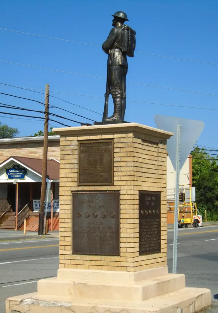 MILESBURG WAR VETERANS MEMORIAL