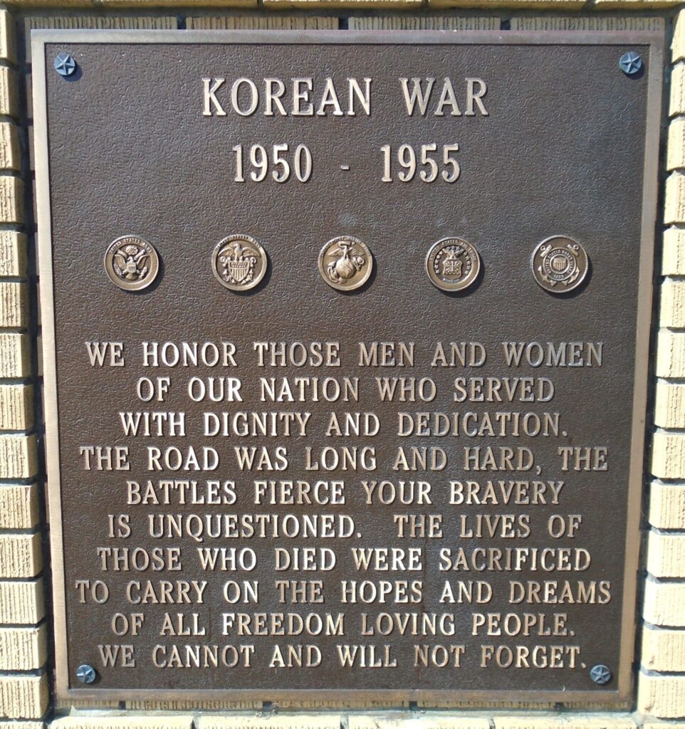 MILESBURG WAR VETERANS MEMORIAL PLAQUE F