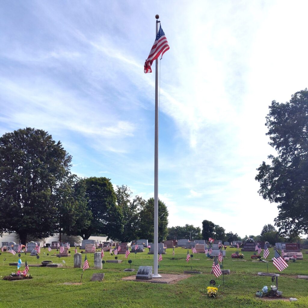 GREENFIELD CEMETERY ALL VETERANS MEMORIAL FLAGPOLE