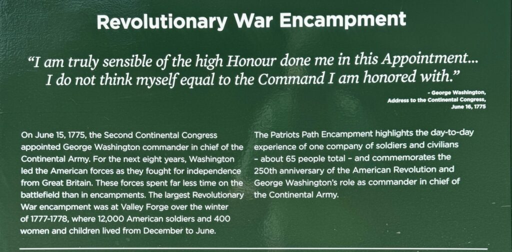REVOLUTIONARY WAR ENCAMPMENT MEMORIAL PLAQUE MUNT VERNON