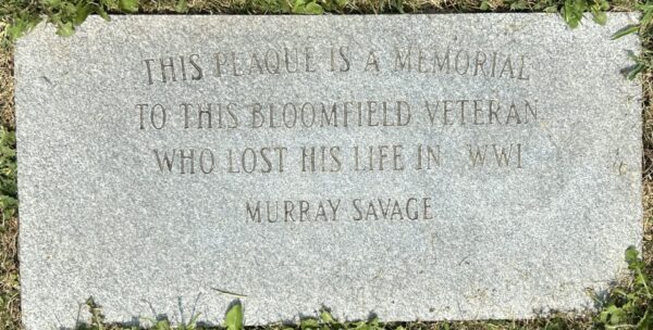 MURRAY SAVAGE WAR MEMORIAL TABLET