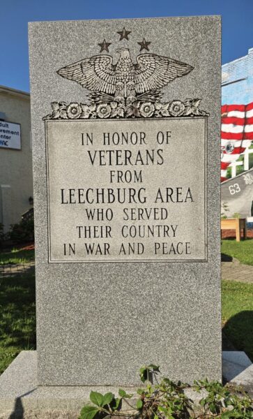 LEECHBURG AREA VETERANS MEMORIAL