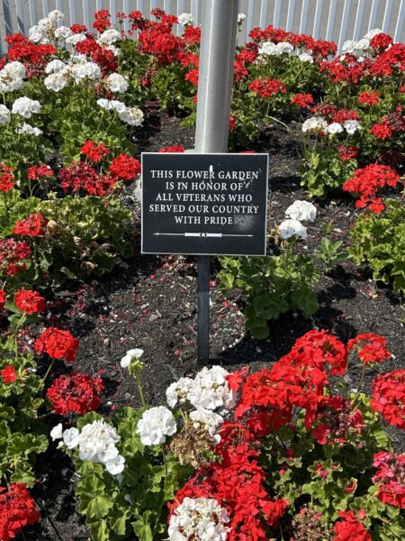 ALL VETERANS FLOWER GARDEN MEMORIAL PLAQUE