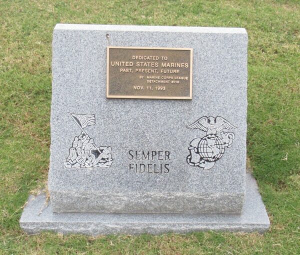 CHATTANOOGA NATIONAL CEMETERY UNITED STATES MARINES WAR MEMORIAL