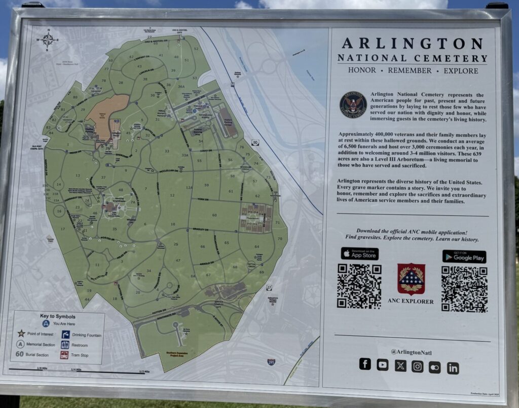 ARLINGTON NATIONAL CEMETERY WAR MEMORIAL PANEL