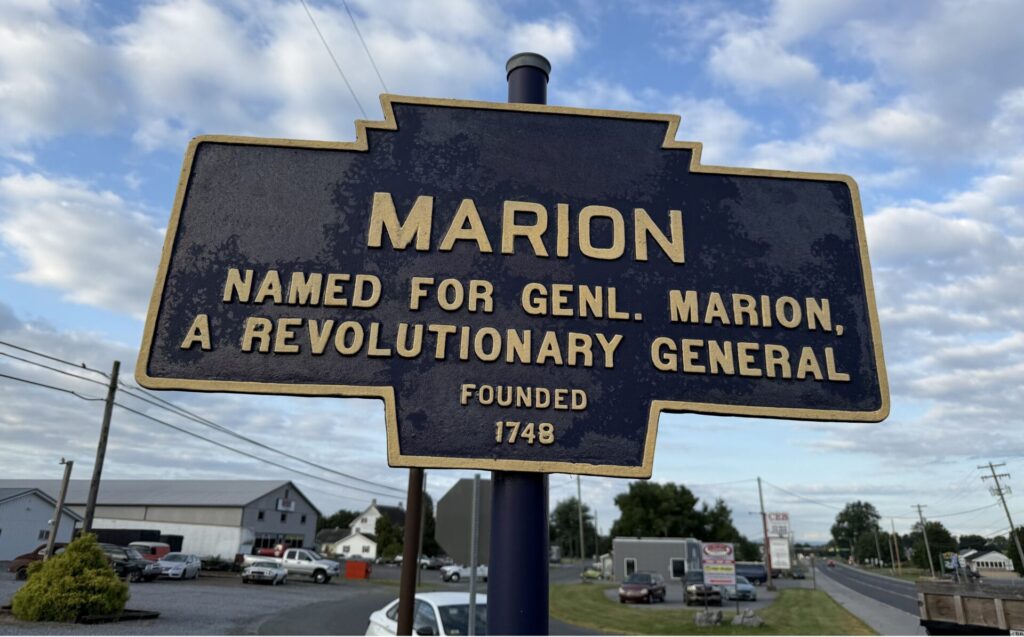 MARION REVOLUTIONARY GENERAL MEMORIAL MARKER I