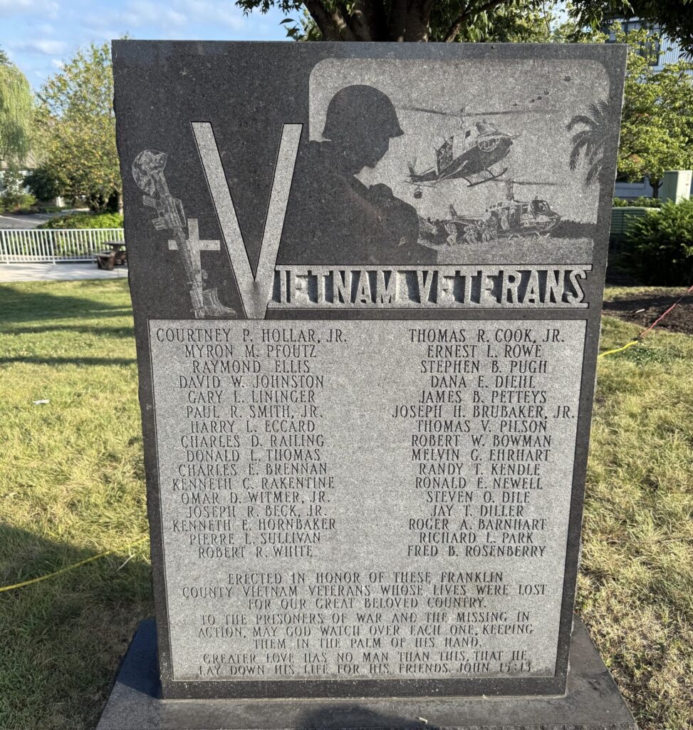 FRANKLIN COUNTY VIETNAM VETERANS WAR MEMORIAL