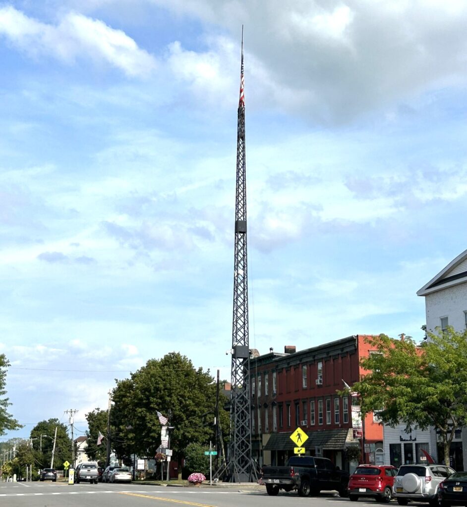 PRESIDENT BENJAMIN HARRISON AND THE CIVIL WAR VETERANS MEMORIAL FLAGPOLE