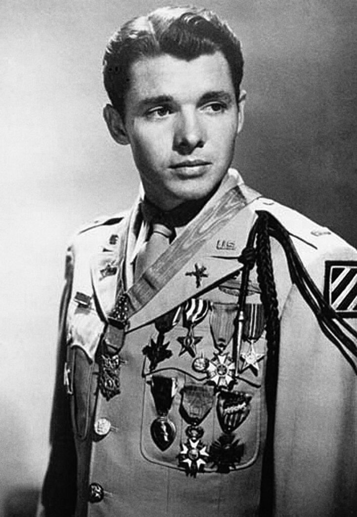 AUDIE LEON MURPHY MEDAL OF HONOR WAR MEMORIAL PHOTO