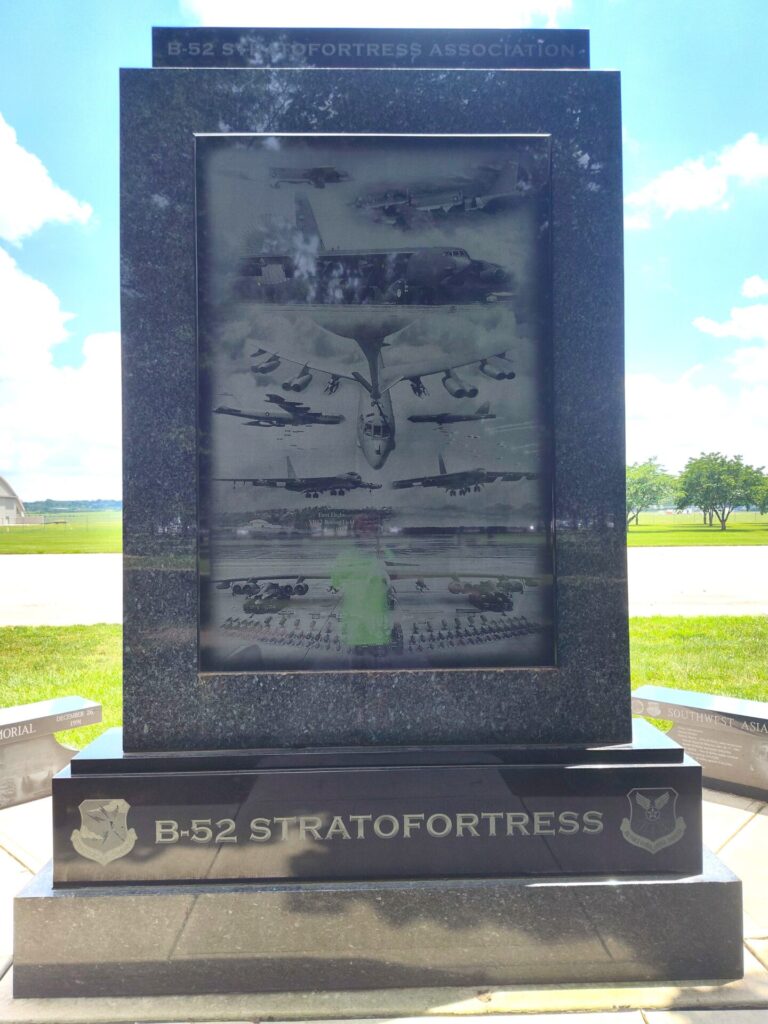 B-52 STRATOFORTRESS WAR MEMORIAL FRONT