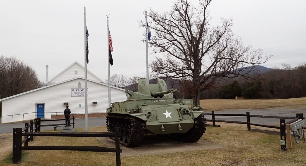THE DUSTER M42A1 WAR MEMORIAL