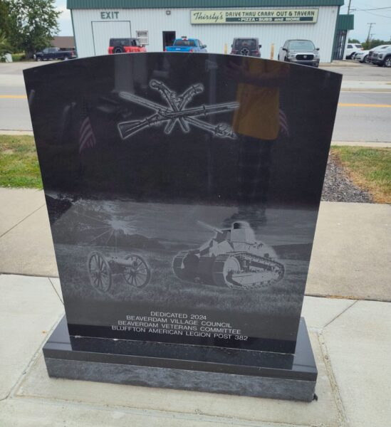 OLD BEAVERDAM CEMETERY VETERANS MEMORIAL BACK