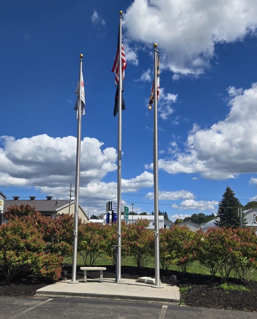IN HONOR AND REMEMBRANCE IN THE FIGHT AGAINST TERRORISM MEMORIAL FLAGPOLE MCHENRY