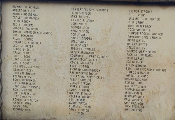 GLENMONT ALL GAVE SOME THESE GAVE ALL MEMORIAL STONE E
