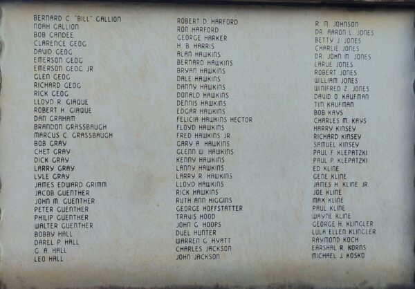 GLENMONT ALL GAVE SOME THESE GAVE ALL MEMORIAL STONE B