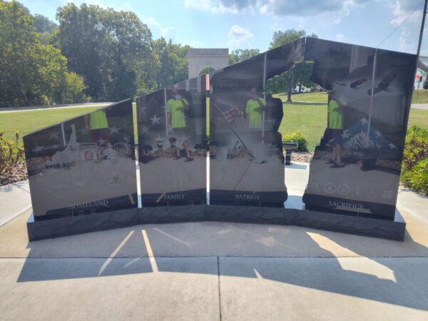 CABELL COUNTY GOLD STAR FAMILIES MEMORIAL MONUMENT BACK
