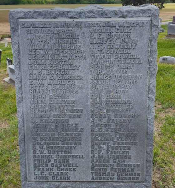 CASTALIA CEMETERY VETERANS MEMORIAL STONE A