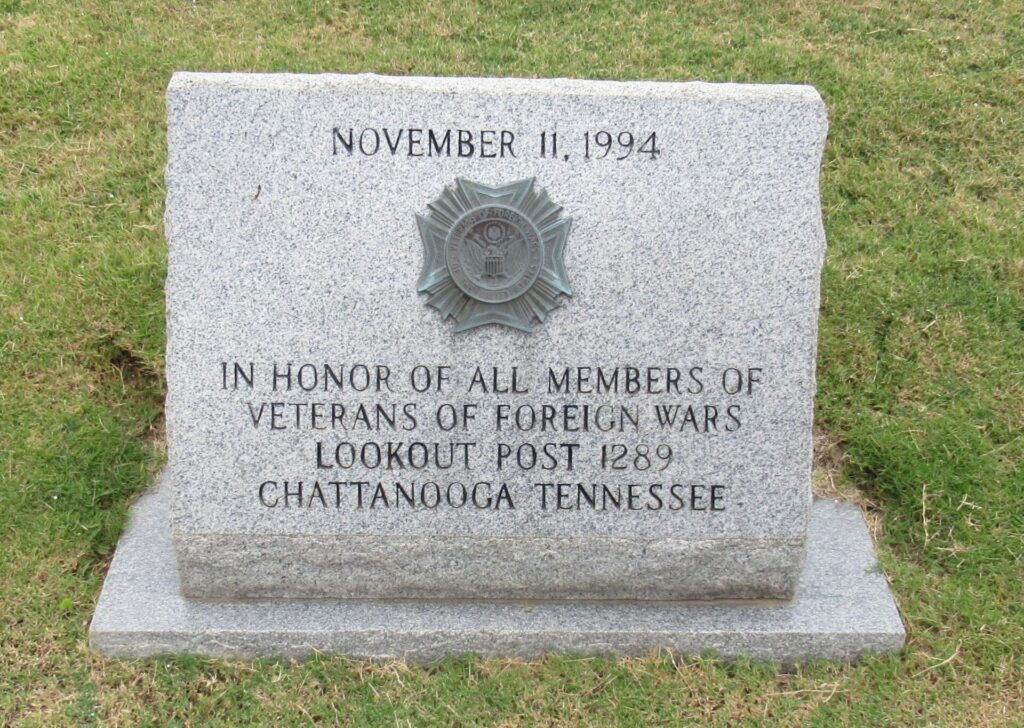 CHATTANOOGA NATIONAL CEMETERY VFW POST 1289 MEMORIAL