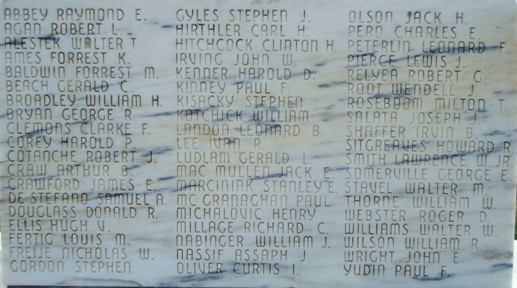 IBM PLANT #1 WORLD WAR II MEMORIAL STONE A