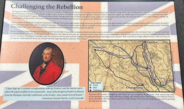 CHALLENGING THE REBELLION REVOLUTIONARY WAR MEMORIAL PANEL
