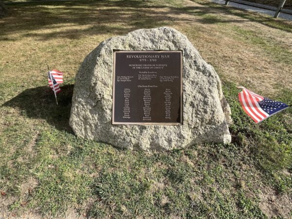 CHATHAM PATRIOTS REVOLUTIONARY WAR MEMORIAL