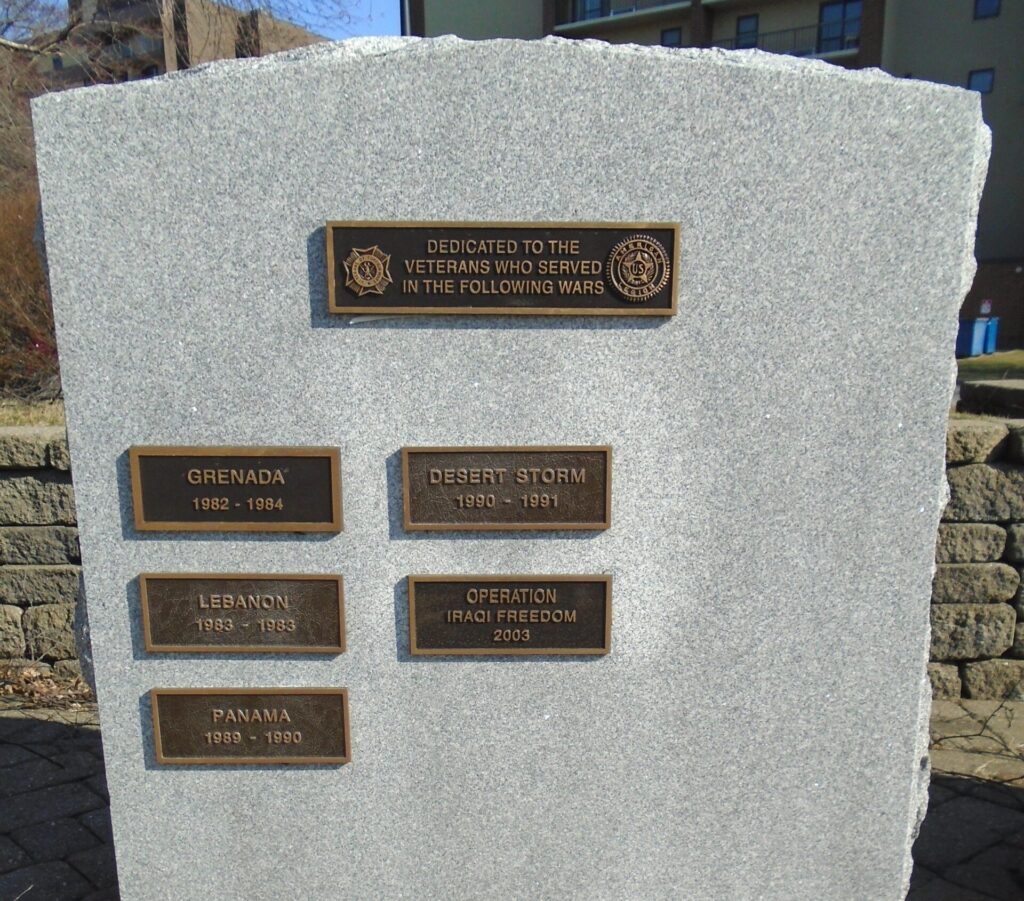 LATROBE WAR VETERANS MEMORIAL BACK