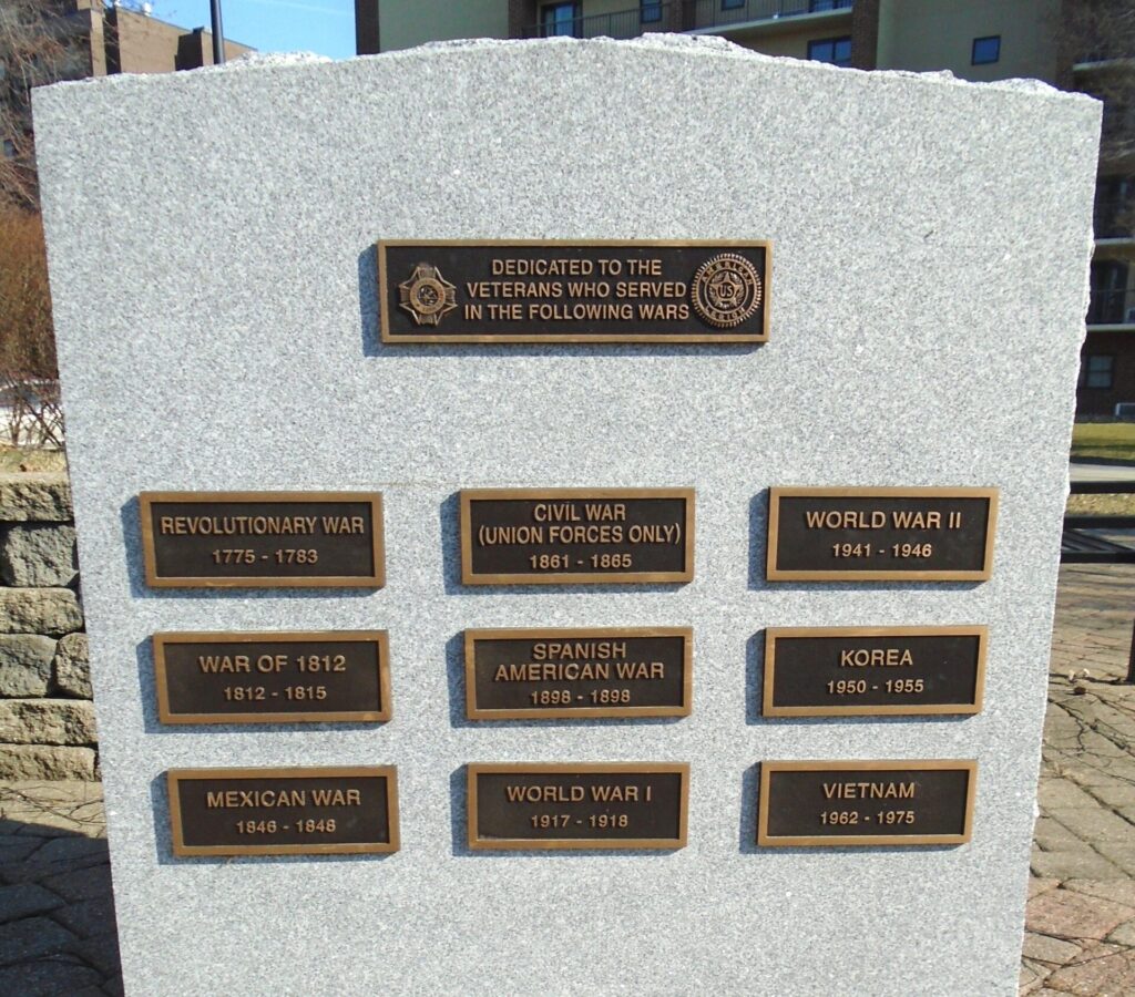 LATROBE WAR VETERANS MEMORIAL FRONT