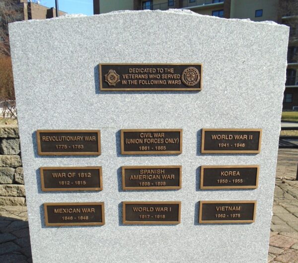 LATROBE WAR VETERANS MEMORIAL FRONT