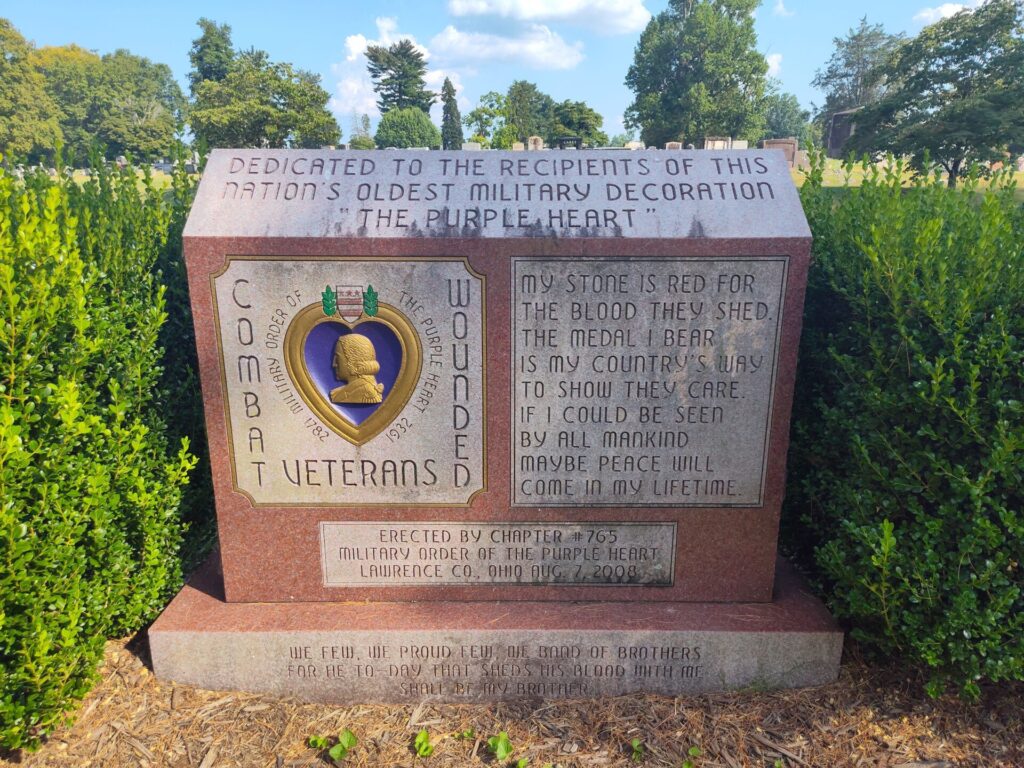 IRONTON COMBAT WOUNDED VETERANS WAR MEMORIAL