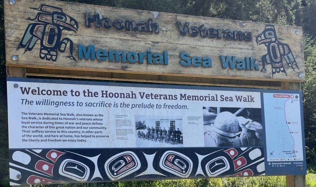HOONAH VETERANS MEMORIAL SEA WALK MARKER