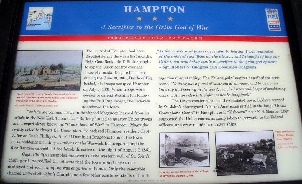 HAMPTON A SACRIFICE WAR MEMORIAL PANEL