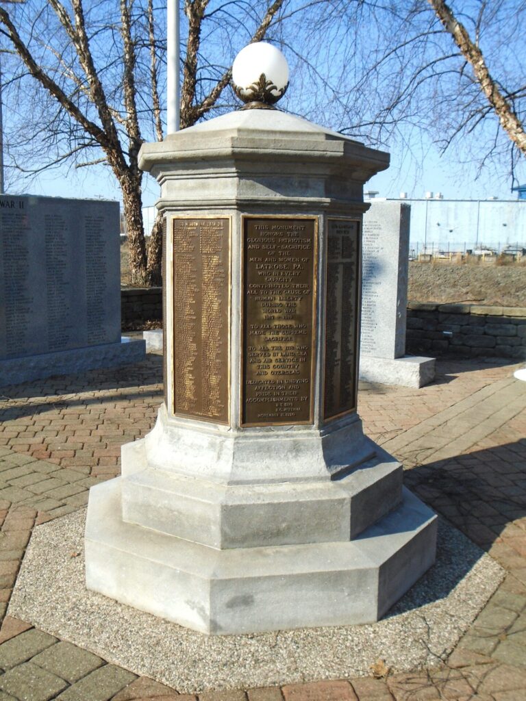 LATROBE, PA WORLD WAR MEMORIAL