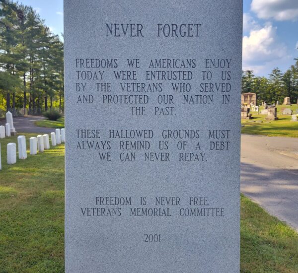 TO HONOR OUR CIVIL WAR VETERANS MEMORIAL SIDE C
