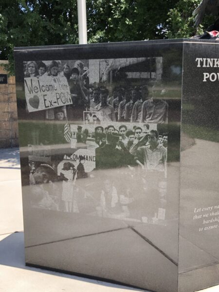 TINKER AIR FORCE BASE POW MIA MEMORIAL LEFT SIDE