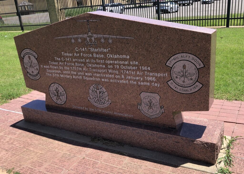 C-141 “STARLIFTER” TINKER AIR FORCE BASE MEMORIAL
