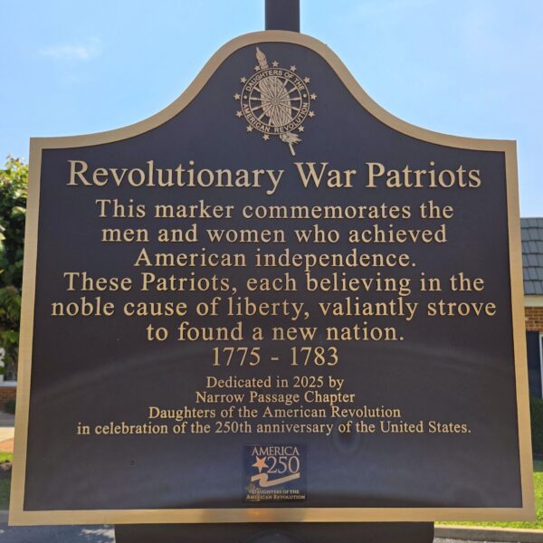 REVOLUTIONARY WAR PATRIOTS MEMORIAL MARKER MOUNT JACKSON
