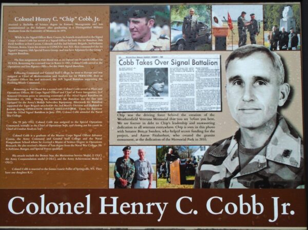 COLONEL HENRY C. COBB JR. MEMORIAL PANEL