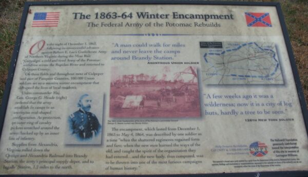 THE 1863-64 WINTER ENCAMPMENT WAR MEMORIAL PANEL