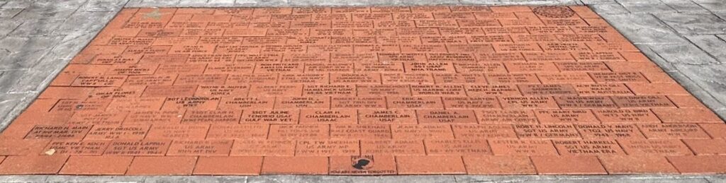 CLIFTON SPRINGS VETERANS MEMORIAL BRICKS