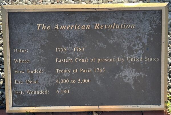 FULTON THE AMERICAN REVOLUTION WAR MEMORIAL PLAQUE