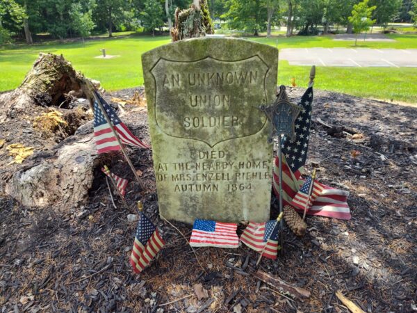 AN UNKNOWN UNION SOLDIER MEMORIAL