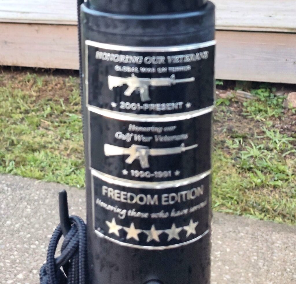 NASHVILLE VETERANS MEMORIAL WALL FLAGPOLE PLAQUE C