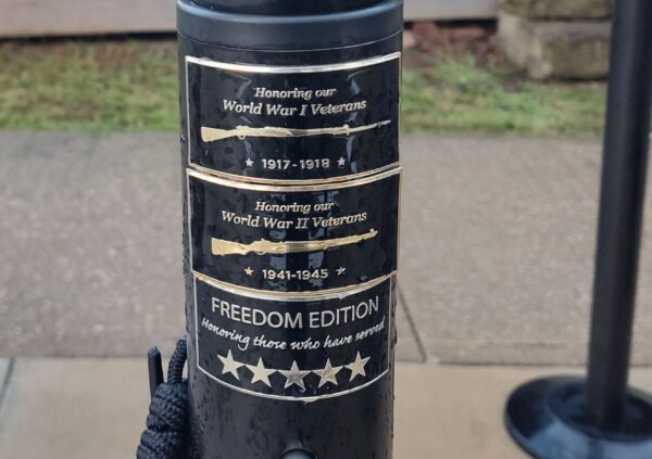 NASHVILLE VETERANS MEMORIAL WALL FLAGPOLE PLAQUE B