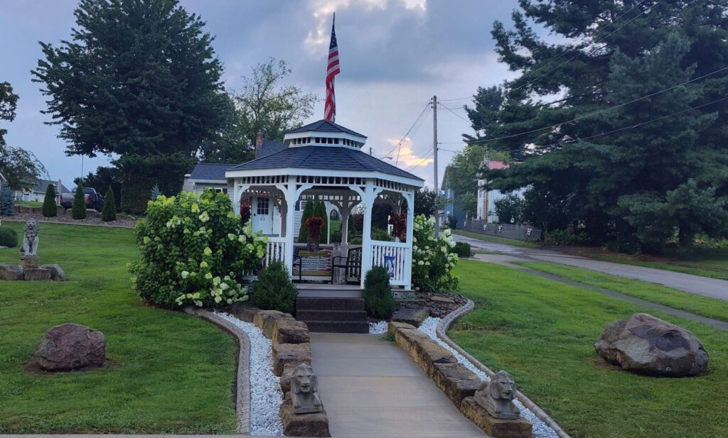 LOY P. WALKEROW WAR MEMORIAL GAZEBO