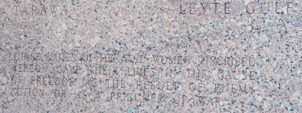 TAYLOR COUNTY ARMED FORCES MEMORIAL STONE B